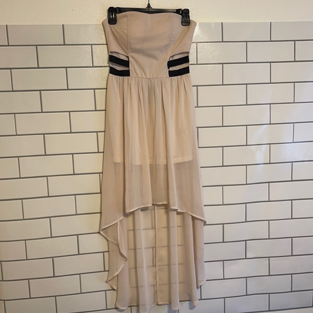 𝅺ANIINA Strapless Cut Out Dress Size Small